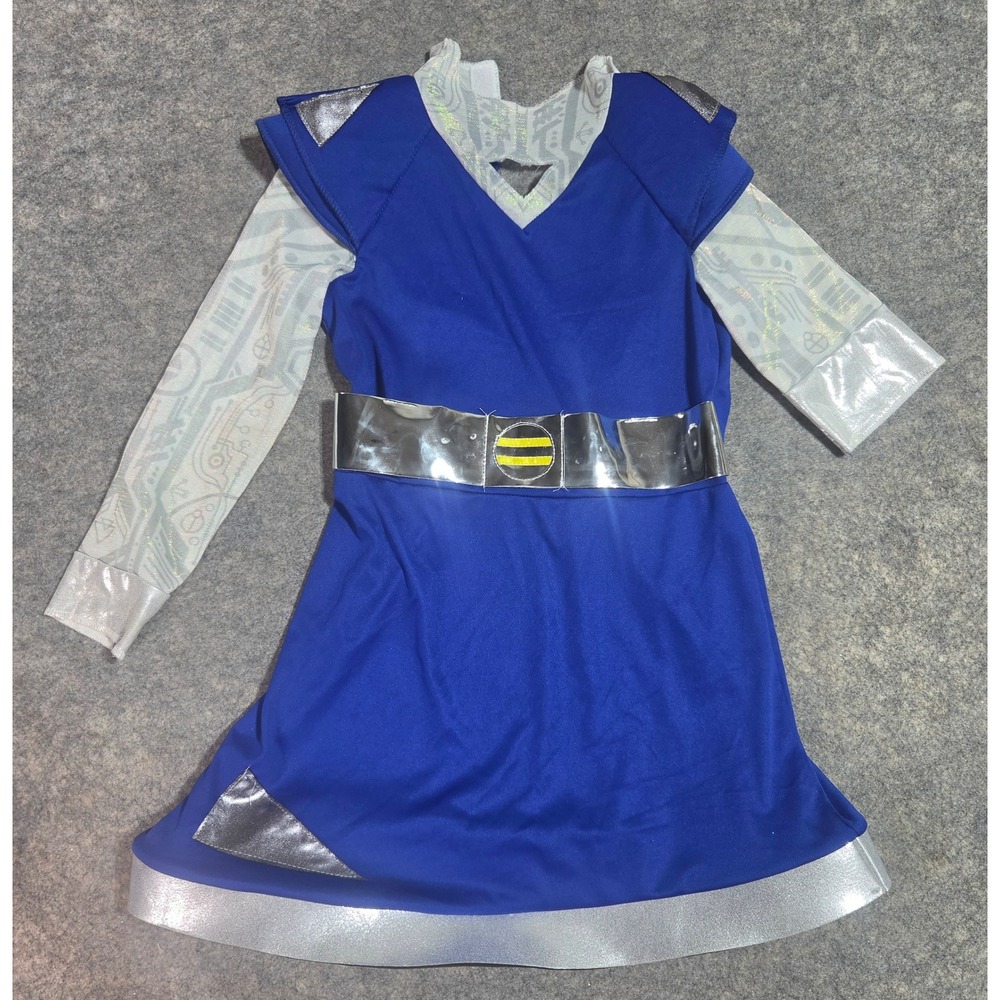 Disney Zombies 3 Addison Alien Costume Blue Silver Dress Girls Medium 8-10